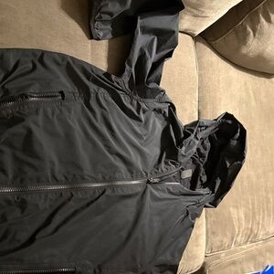 Men's Black Hooded Jacket